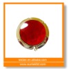 new fashionable round foldable bag hanger with red glass drill