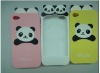 preminium panda drip gum craft silicone case for iphone 4