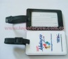 pvc rubber luggage tag
