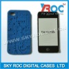 silicone back cover+citizen building pattern For iph 4g 4gs case