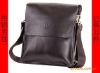 02# latest handsome mens browm leather shoulder bag