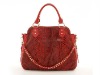 1&2 2012 New Design And Hot Sale Fashionable Genuine Ox Leather Ladies' Handbag