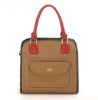 1&2 2012 New Design And Hot Selling Fashionable Genuine Ox Leather Ladies' Handbag