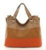 1&2 2012 New Design And Hot Selling Fashionable Multi Color Genuine Ox Leather Ladies' Handbag