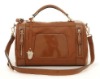 1&2 2012 New Style And Fashionable Boston Genuine Ox Leather Ladies' Handbag