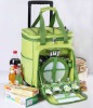1&2 2012 New Style High Capacity Pull rod Polyester Camping Picnic Bag For 4 Persons