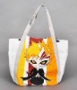 1&2 Unique Design Fashionable Multi Color Hand Painted Cotton Canvas Ladies' Handbag