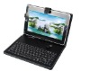 10 inch keyboard leather case for android tablet