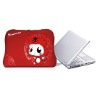 10" laptop sleeve/ neoprene laptop sleeve ,water-proof,shock proof,red color ,100% brand new