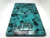100% Brand New Flower Pattern Leather Stand Case for iPad 2