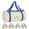 100% Cotton Barrel Bag