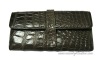 100% Genuine Crocodile Leather Trifold Wallet for Ladies