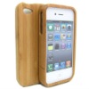 100% Real Natural bamboo element case cover for iphone 4 4g