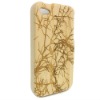 100%Real natural bamboo cover for iphone 4/4s