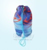 100% Recycled PET drawstring bag made by water bottles