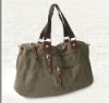 100% cotton canvas shoulder bag