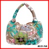 100% cotton floral ladies tote bags for wholesale