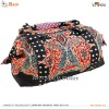 100 cotton ladys fashion leisure floral duffel bag for wholesale