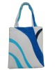 100% cotton printing beach bag single straps
