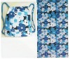 100% cotton velour printing beach bag with towel