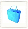 100%handmade colorful PP woven beach bag