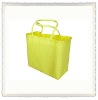 100%handmade colorful PP woven carrier bag