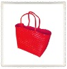 100%handmade colorful PP woven craft bag