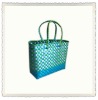 100%handmade colorful shiny woven shoulder bag pp