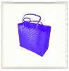 100%handmade colorful woven PP shopping bag