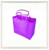 100%handmade colorful woven shopping bag pp