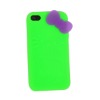 100% high quality Lovely design silicone case for iphone4