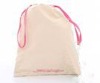 100% organic cotton drawstring bag