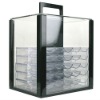 1000 Acrylic Poker Chip Carrier Case