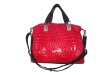 1009120 red PU leather women bag
