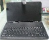 10inches leather case with keyboard for 10 inches tablet pc