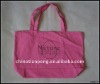 10s cotton canvas mini tote bags pink