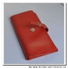 11061 Red color snap-closure ladies purse