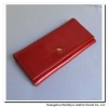 11071 Patent leather ladies purse in red color