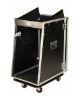 11U SLANT MIXER RACK / 16U SLANT  RACK SYSTEM WITH CASTER BOARD (W/O TOP AND FRONT COVERS)