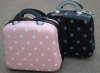 12''/14'' pc/abs black + white small beauty case