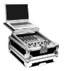 12" DJ Mixer Case with laptop shelf----04