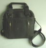 12" Genuine leather messenger shoulder bag 2011 (SA-1092)