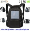 12000mAh Hotsale solar backpack for laptop