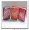 12006 Flower pattern PU ladies fancy purses