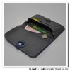 12027 Notebook style leather ladies Clutch purse