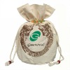 120g promotional cotton drawstring bags