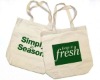 120g promotional handle cotton shopping bag