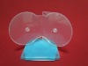 12cm double clamshell pp cd case