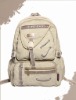 12oz 17.5 Inch canvas school backpack