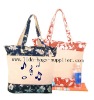 12oz Canvas flower tote bag ,Sport tote bag,promotional bag,fashion bag ,handbag